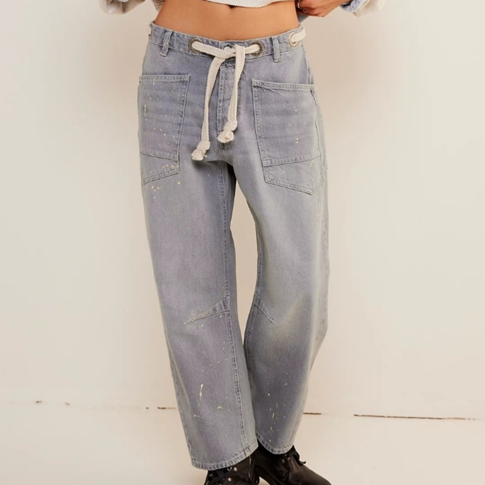 We The Free Moxie Pull-On Barrel Jeans